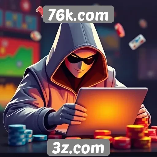 Segurança online em plataformas de jogos como 76k.com